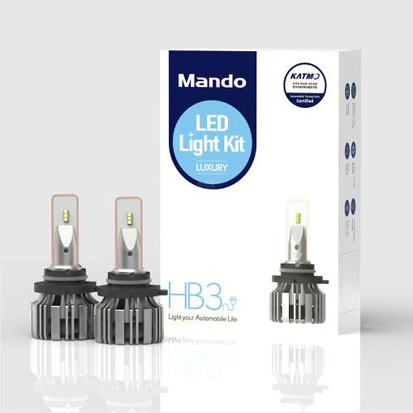 오토망고 국토부 합법 인증 LED 만도LED HB3 9005 상하향일체형 Light Kit 럭셔리 캐스퍼 전용