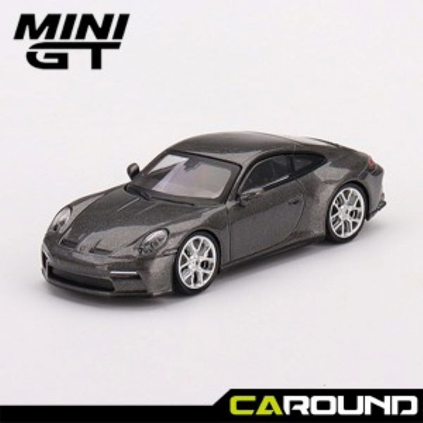오토망고 미니지티(373) 1:64 포르쉐 911 (992) GT3 투어링 - 그레이 메탈릭