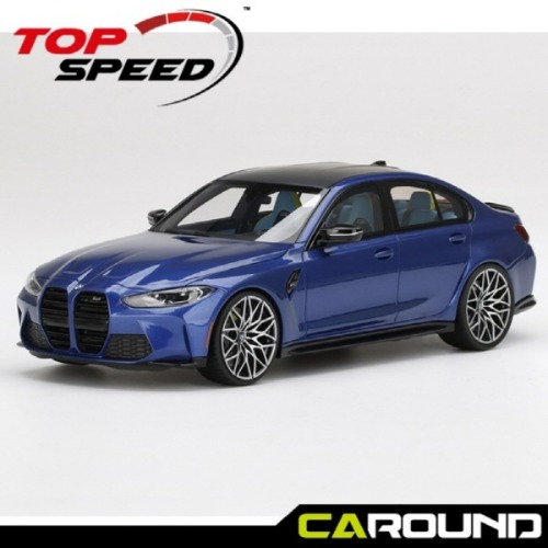 오토망고 Top Speed 1:18 BMW M3 컴피티션 (G80) - 블루 메탈릭