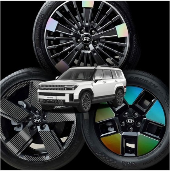 싼타페 MX5 하이브리드 휠 스티커 드레스업 용품 20인치 (AWD)